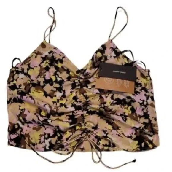 VERO MODA Chaddie Camisole In Black Aop Brigitta - Picture 6 of 6